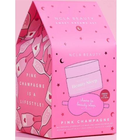 Pack Mascarilla de labios + Antifaz Pink Champagne